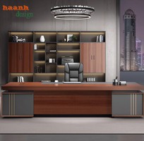 1 Bàn làm việc chủ tịch hiện đại cho văn phòng sang trọng