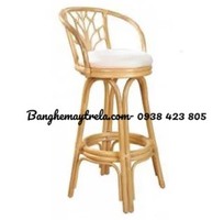6 Ghế quầy bar cao mây tự nhiên 6 Ghế quầy bar cao mây tự nhiên