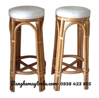 7 Ghế quầy bar cao mây tự nhiên 7 Ghế quầy bar cao mây tự nhiên