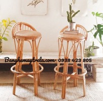 9 Ghế quầy bar cao mây tự nhiên 9 Ghế quầy bar cao mây tự nhiên