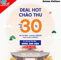 Vi vu Hàn Quốc mùa thu cùng Asiana Airlines giảm đến 30 Vi vu Hàn Quốc mùa thu cùng Asiana Airlines giảm đến 30