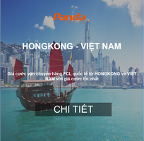 Giá cước vận tải biển hàng từ Hongkong về Việt Nam