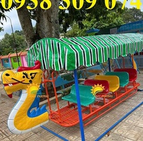 1 Xích đu thuyền rồng mầm non, xích đu sàn lắc, xích đu treo