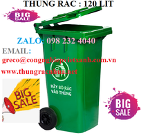 Lưu ý khi sử dụng thùng rác nhựa 120 lít
