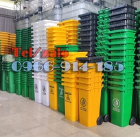 1 Thùng rác nhựa 240L HDPE giá rẻ TPHCM