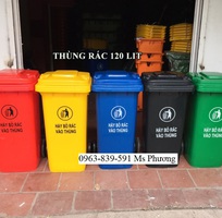 4 Thùng rác nhựa công cộng màu sắc đa dạng, phù hợp mọi khu vực