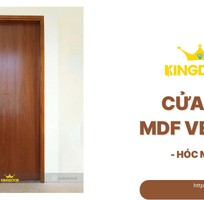 Cửa Gỗ MDF Veneer Tại Hóc Môn   Sang   Bền   Giá Hợp Lý