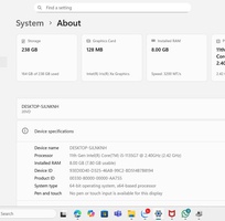 2 Bán lenovo 11th GenIntel R Core TM  i5-1135G7  2.40GHz 14inch