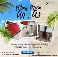 Bảng chỉ dẫn Inox A4, A3 Bảng chỉ dẫn Inox A4, A3