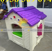 1 Nhà chơi cổ tích mầm non, nhà chòi cổ tích, nhà cổ tích nhựa
