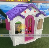4 Nhà chơi cổ tích mầm non, nhà chòi cổ tích, nhà cổ tích nhựa