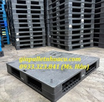 1  Thanh lý Cực Sốc  Pallet nhựa 1100x1100x150mm Hai Mặt Kín - Chất Lượng Cao, Giá Cực Rẻ  