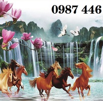 8 Gạch tranh ốp tường mã đáo thành công HP9722