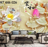 Tranh gạch men bông sen HP7273 Tranh gạch men bông sen HP7273