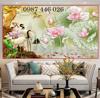 9 Tranh gạch men bông sen HP7273 9 Tranh gạch men bông sen HP7273