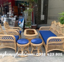 Sofa mây phòng khách hiện đại giá rẻ