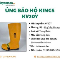 King s KV20Y   Ủng bảo hộ chuẩn S5: chống đinh, chống trượt, chống thấm