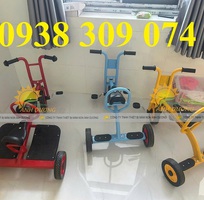 2 Xe đạp 3 bánh đơn mầm non, Xe đạp 3 bánh đôi mầm non