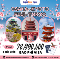 2 Một hành trình, trọn vẹn tinh hoa Nhật Bản: Osaka   Kyoto   Phú Sĩ   Tokyo