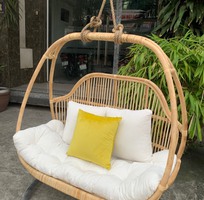 Ghế xích đu đôi mây