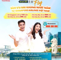 Ngày hội du lịch 2025   Singapore Airlines ưu đãi khủng nhất năm
