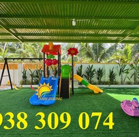 1 Cầu trượt xích đu liên hoàn, cầu trượt liên hoàn giá rẻ LH