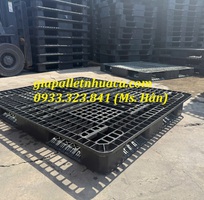  Pallet Nhựa Tai Bèo Đen 1100x1300x150MM   Sẵn hàng số lượng lớn 