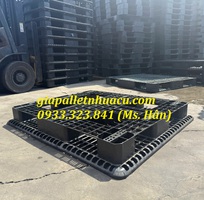 1  Pallet Nhựa Tai Bèo Đen 1100x1300x150MM   Sẵn hàng số lượng lớn 