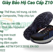 Giày bảo hộ Z100   Trẻ trung   An toàn tối ưu