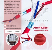 6 Cáp chống cháy chống nhiễu Altek Kabel 2x0.75mm    Đảm bảo an toàn   ổn định tín hiệu