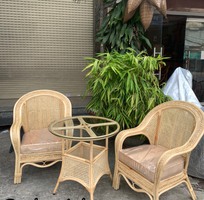 4 Ghế mây lưng mắt cáo