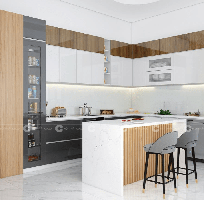 1 Tủ Bếp Gỗ Công Nghiệp MDF Lõi Xanh Chữ L Bền Đẹp 1 Tủ Bếp Gỗ Công Nghiệp MDF Lõi Xanh Chữ L Bền Đẹp