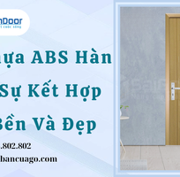 Cửa Nhựa ABS Hàn Quốc Sự Kết Hợp Của Bền Và Đẹp