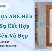 2 Cửa Nhựa ABS Hàn Quốc Sự Kết Hợp Của Bền Và Đẹp