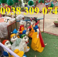 3 Tượng cổ tích bạch tuyết, tượng cô tấm, tượng con hươu