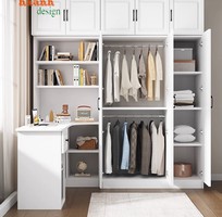 1 Tủ quần áo trẻ em gỗ công nghiệp sơn bệt hiện đại cho phòng ngủ bé
