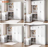 2 Tủ quần áo trẻ em gỗ công nghiệp sơn bệt hiện đại cho phòng ngủ bé