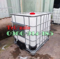 1 Tank IBC nhựa 1 khối - 1000 lít khung bọc thép giá rẻ TPHCM