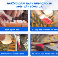 1 Núm cao su máy vặt lông gà vịt ngan ngỗng các loại cho đại lý ạ