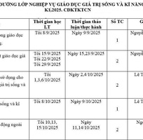 Chứng Chỉ Giảng Dạy Kỹ Năng Sống