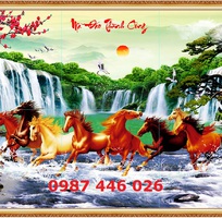 2 Tranh gạch bát mã 3d đẹp HP622