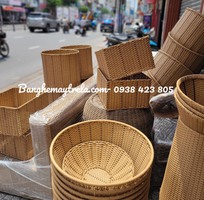 Giỏ nhựa giả mây đựng đồ