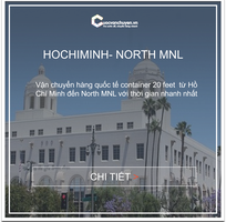 Giá cước vận tải biển từ hồ chí minh đi North Manila