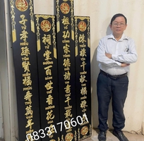 1 Làm câu đối gỗ, làm câu đối thờ gia tiên bằng gỗ tại TP.HCM