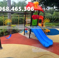 1 Bộ cầu trượt xích đu liên hoàn trẻ em