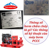 Thông số bơm chữa cháy là gì  Các thông số kỹ thuật của máy bơm PCCC