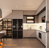 2 Tủ Bếp MDF Chữ L Chất Lượng Cao Sang Trọng