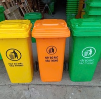 1 Thùng rác nhựa 120 lít giá rẻ   Giao hàng nhanh toàn quốc
