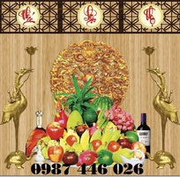 3 Tranh gạch men phòng thờ HP9233