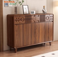 Tủ để giày dép bằng gỗ sồi tự nhiên   giải pháp lưu trữ hiện đại cho gia đình